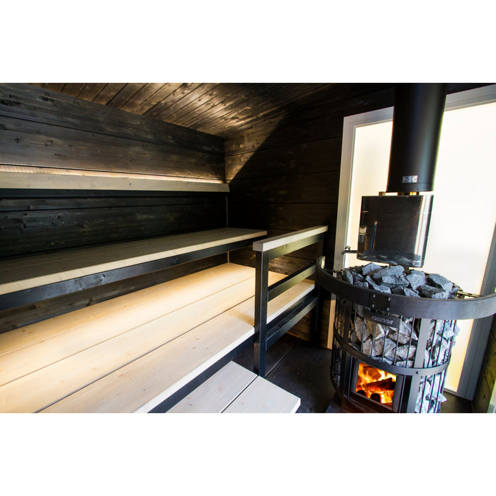 Harvia Legend 150 Wood Sauna Stove Kit with Chimney