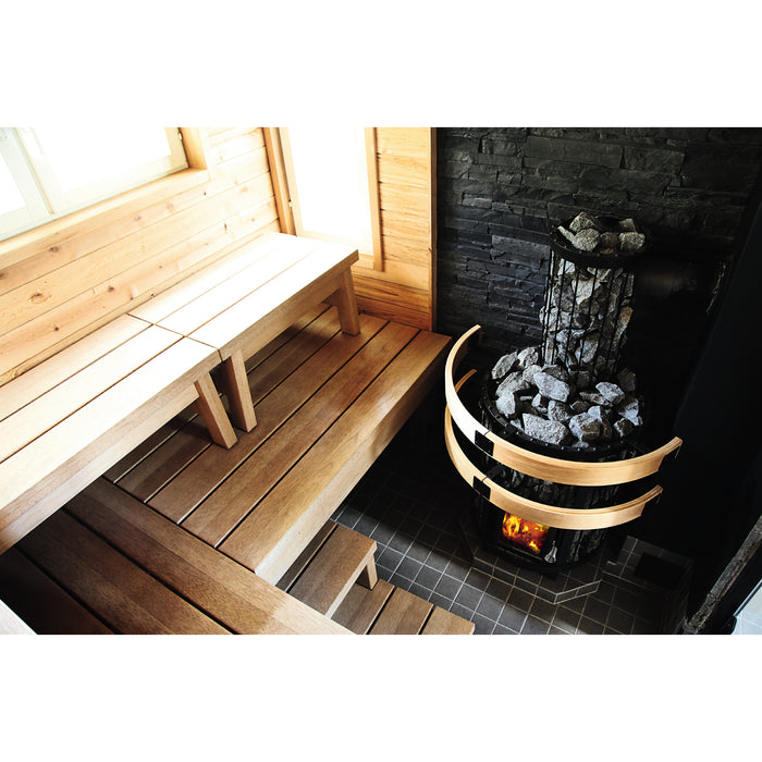 Harvia Legend 150 Wood Sauna Stove Kit with Chimney