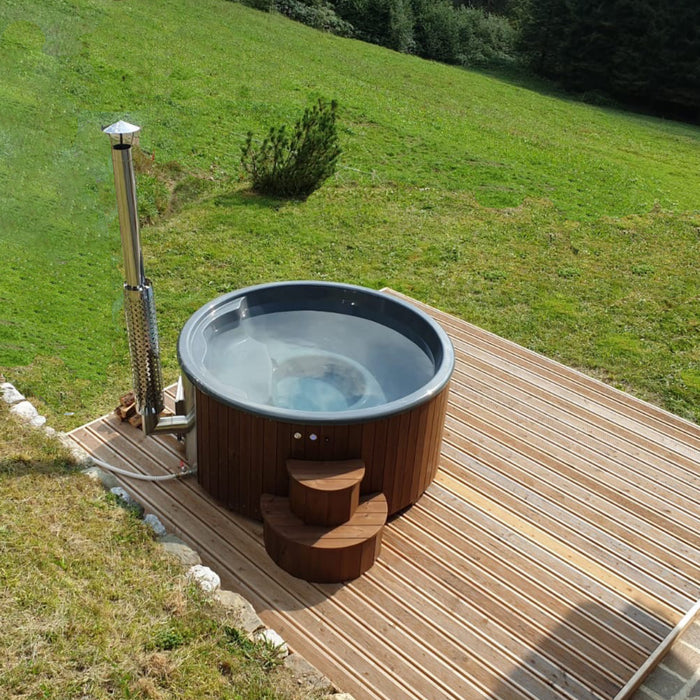 SaunaLife Model S4N Wood-Fired Hot Tub