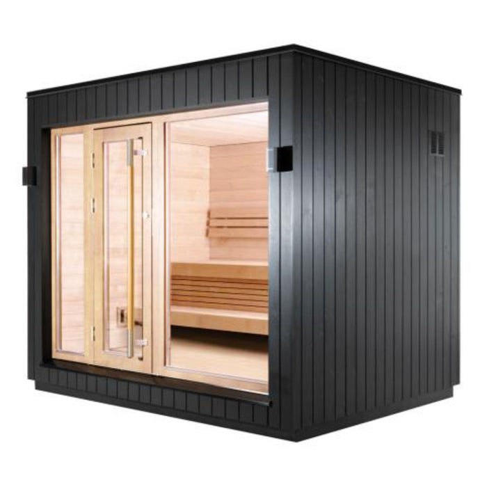 SaunaLife Model G7S Pre-Assembled Outdoor Sauna w/ Bluetooth